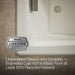 KOHLER K-865-JH Tea-for-Two 71-3/4" x 36" drop-in/undermount whirlpool bath, dune - view 5
