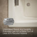 KOHLER K-865-JHB Tea-for-Two 71-3/4" x 36" drop-in/undermount whirlpool bath, biscuit - view 5