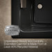 KOHLER K-865-JHB Tea-for-Two 71-3/4" x 36" drop-in/undermount whirlpool bath, black black - view 5