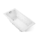 KOHLER K-865-JHM Tea-for-Two 71-3/4" x 36" drop-in/undermount whirlpool bath, white