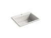 KOHLER K-8668-1A1 Riverby 27" top-mount single-bowl kitchen sink, sea salt