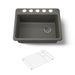 KOHLER K-8668-5UA1 Riverby 27" undermount single-bowl kitchen sink, thunder grey - view 5