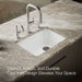 KOHLER K-8668-5UA1 Riverby 27" undermount single-bowl kitchen sink, white - view 4