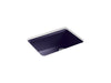KOHLER K-8668-5UA2 Riverby 27" undermount single-bowl workstation kitchen sink, indigo blue