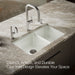 KOHLER K-8669-5UA1 Riverby 33" undermount double-bowl kitchen sink, dune - view 4