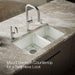 KOHLER K-8669-5UA1 Riverby 33" undermount double-bowl kitchen sink, dune - view 5