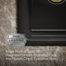 KOHLER K-8679-4A1 Riverby 33" top-mount double-bowl kitchen sink, black black - view 3