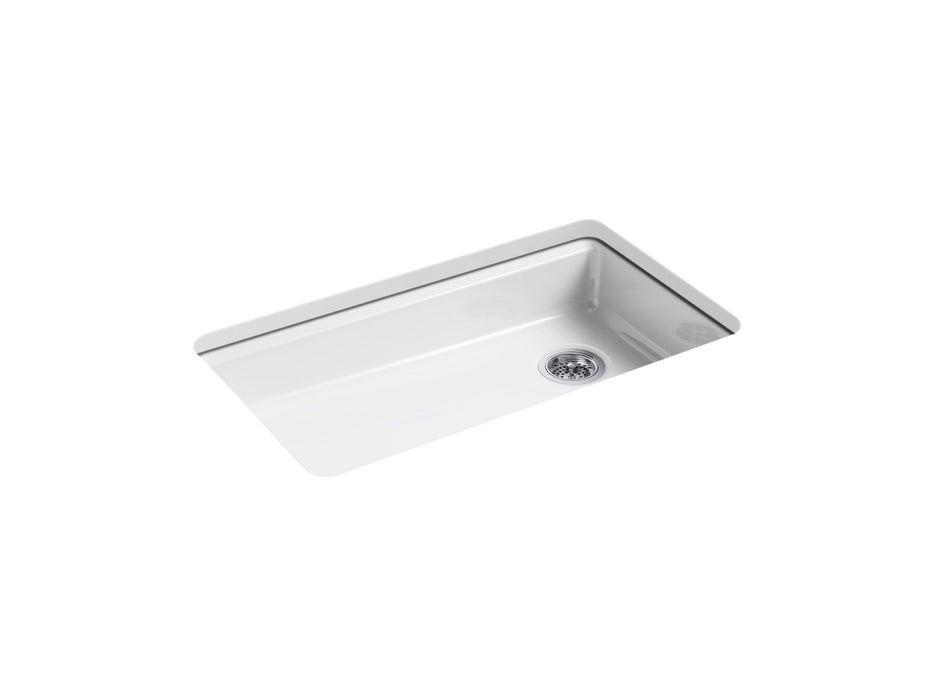 KOHLER K-8689-5U Riverby 33" Undermount Single-bowl Kitchen Sink