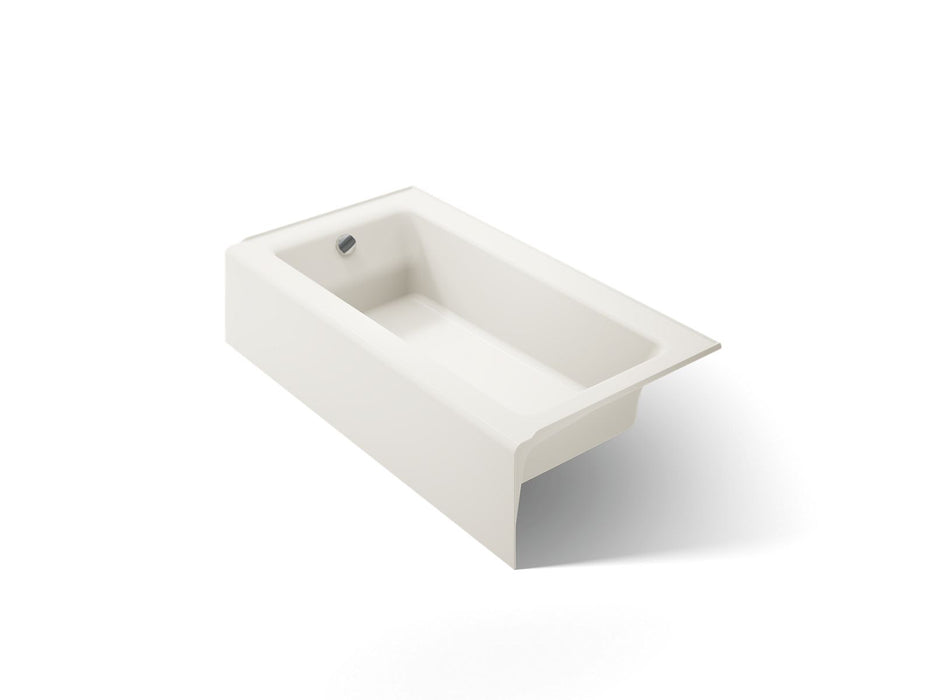 KOHLER K-875 Bellwether 60" x 32" alcove bath, left drain, biscuit