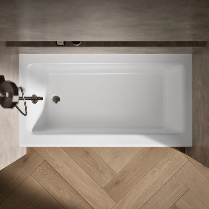 KOHLER K-875 Bellwether 60" x 32" alcove bath, left drain, white - view 4