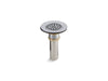 KOHLER K-8807 Brass sink drain and strainer with tailpiece for 3-1/2" to 4" outlet, polished chrome