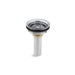 KOHLER K-8813 Stainless steel sink drain and strainer with tailpiece for 3-1/2" to 4" outlet, polished chrome