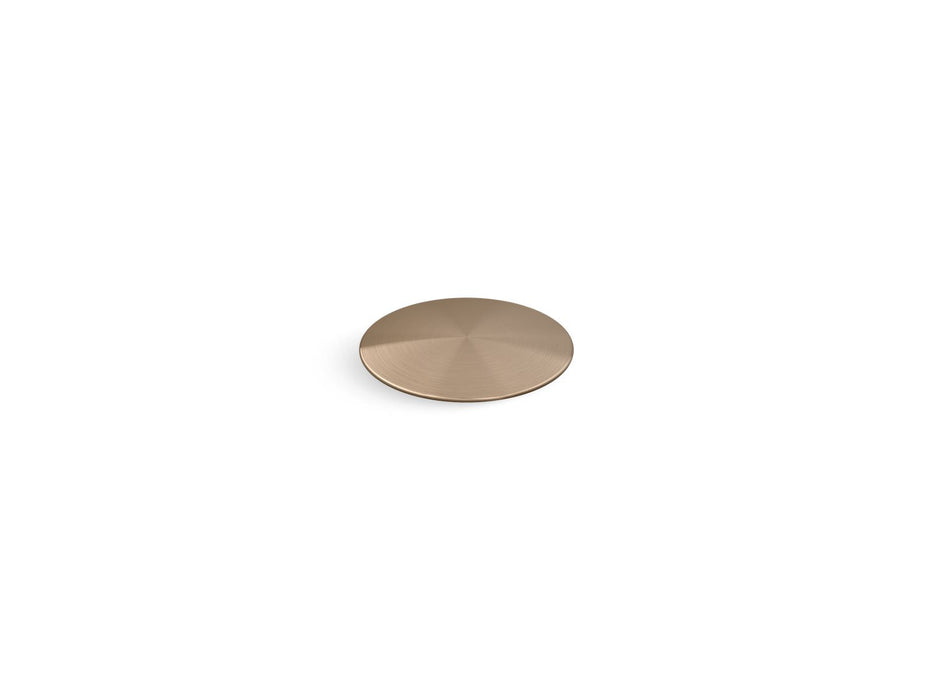 KOHLER K-8830 Sink hole cover, vibrant brushed bronze