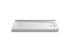 KOHLER K-9054 Salient 60" x 30" alcove shower base, right drain, white