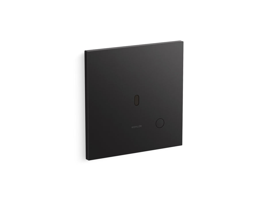 KOHLER K-90TB00N50 Mach Flex Metal faceplate for concealed touchless toilet flushometer, 1.28 gpf, matte black