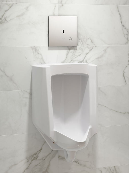 KOHLER K-90UB00G40 Mach Flex Metal Faceplate for Concealed Touchless Urinal Flushometer, 0.5 GPF, Polished Chrome - image foc