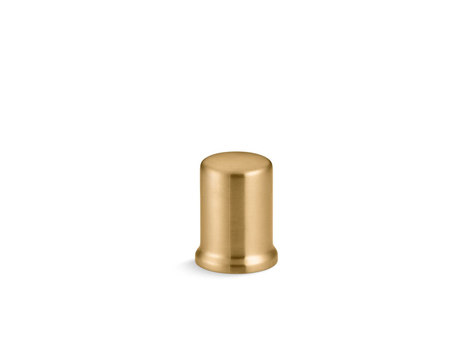 KOHLER K-9111 Air gap cover with collar, vibrant brushed moderne brass