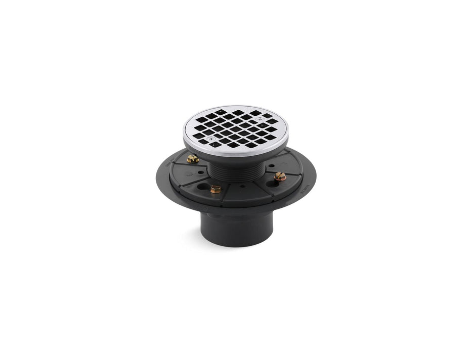 KOHLER K-9135 Clearflo Round design tile-in shower drain, polished chrome