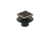 KOHLER K-9136 Clearflo Square design tile-in shower drain, vibrant brushed bronze