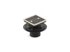 KOHLER K-9136 Clearflo Square design tile-in shower drain, vibrant polished nickel
