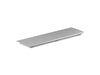 KOHLER K-9156 Bellwether Aluminum drain cover for 60" x 32" shower base, crystal clear glass with brushed nickel frame