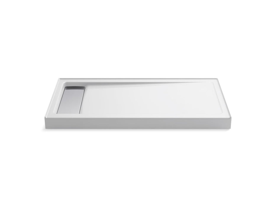 angled overhead view, 1-point perspective