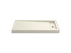 KOHLER K-9164 Bellwether 60" x 32" alcove shower base, right drain, biscuit