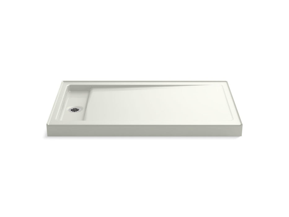 KOHLER K-9177 Bellwether 60" x 34" alcove shower base, left drain, dune