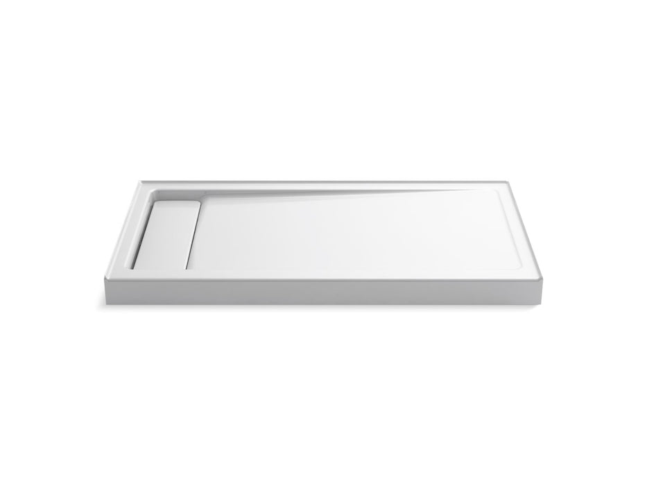 KOHLER K-9177 Bellwether 60" x 34" alcove shower base, left drain, white - view 2