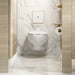 KOHLER K-91TB10L50-0WH Mach Flex Glass faceplate for concealed touchless toilet flushometer, 1.1 gpf, vibrant brushed...