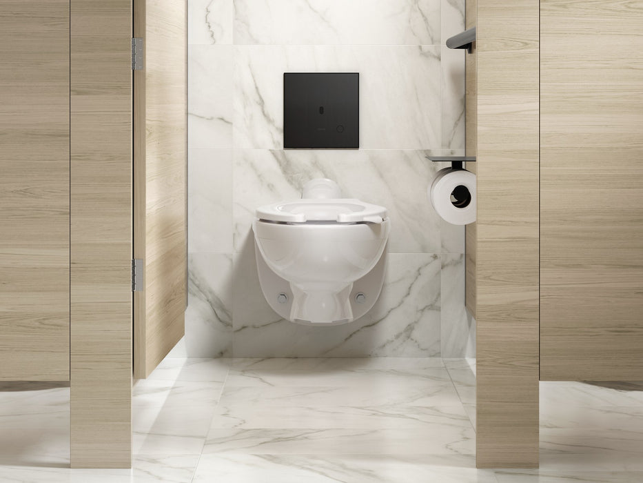 KOHLER K-91TB10L50-7BK Mach Flex Glass faceplate for concealed touchless toilet flushometer, 1.1 gpf, matte black - view 3