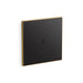 KOHLER K-91TB10L50-7BK Mach Flex Glass faceplate for concealed touchless toilet flushometer, 1.1 gpf, vibrant brushed...