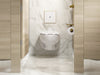 KOHLER K-91TB10N50-0WH Mach Flex Glass faceplate for concealed touchless toilet flushometer, 1.28 gpf, vibrant brushed...