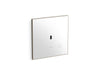 KOHLER K-91TB10N50-0WH Mach Flex Glass faceplate for concealed touchless toilet flushometer, 1.28 gpf, vibrant brushed nickel