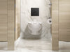 KOHLER K-91TB10R50-7BK Mach Flex Glass Faceplate for Concealed Touchless Toilet Flushometer, 1.6 GPF, Polished Chrome - image