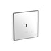 KOHLER K-91UB10D40-0WH Mach Flex Glass faceplate for concealed touchless urinal flushometer, 0.125 gpf, matte black