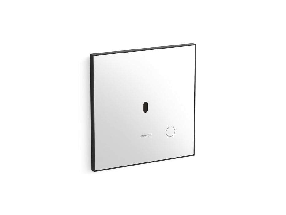 KOHLER K-91UB10D40-0WH Mach Flex Glass faceplate for concealed touchless urinal flushometer, 0.125 gpf, matte black