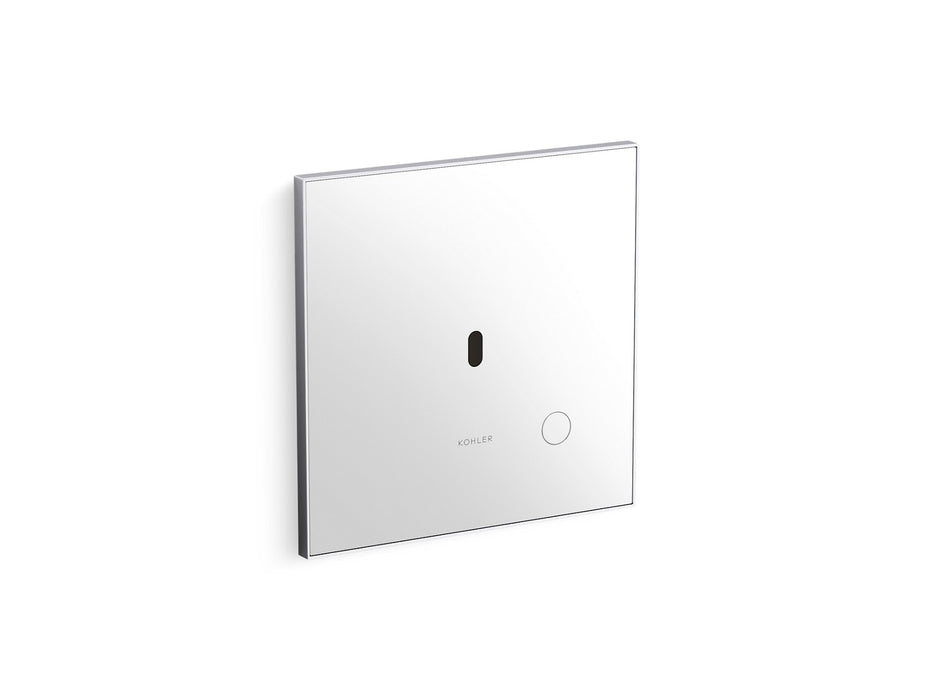KOHLER K-91UB10D40-0WH Mach Flex Glass faceplate for concealed touchless urinal flushometer, 0.125 gpf, polished chrome