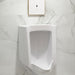 KOHLER K-91UB10D40-0WH Mach Flex Glass faceplate for concealed touchless urinal flushometer, 0.125 gpf, vibrant brushed...