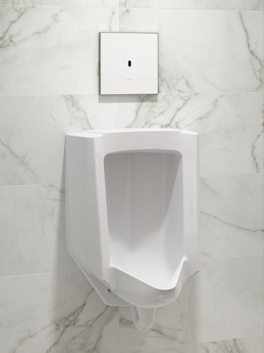 KOHLER K-91UB10D40-0WH Mach Flex Glass faceplate for concealed touchless urinal flushometer, 0.125 gpf, vibrant brushed...