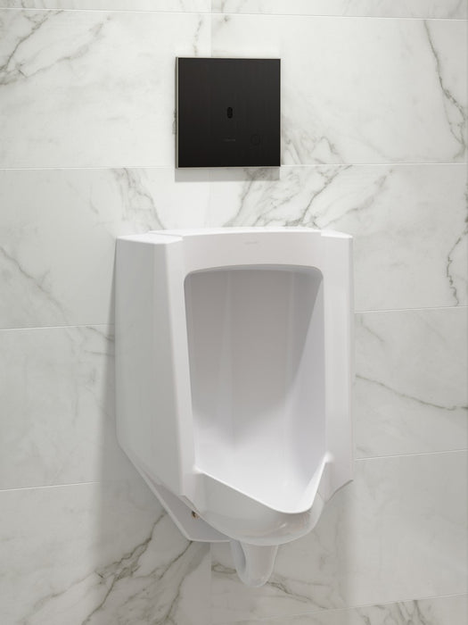 KOHLER K-91UB10D40-7BK Mach Flex Glass faceplate for concealed touchless urinal flushometer, 0.125 gpf, vibrant brushed...