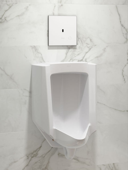 KOHLER K-91UB10G40-0WH Mach Flex Glass Faceplate for Concealed Touchless Urinal Flushometer, 0.5 GPF, Polished Chrome - image