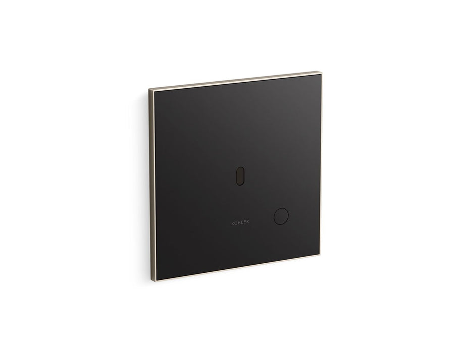 KOHLER K-91UB10G40-7BK Mach Flex Glass Faceplate for Concealed Touchless Urinal Flushometer, 0.5 GPF, Vibrant Brushed Nickel 
