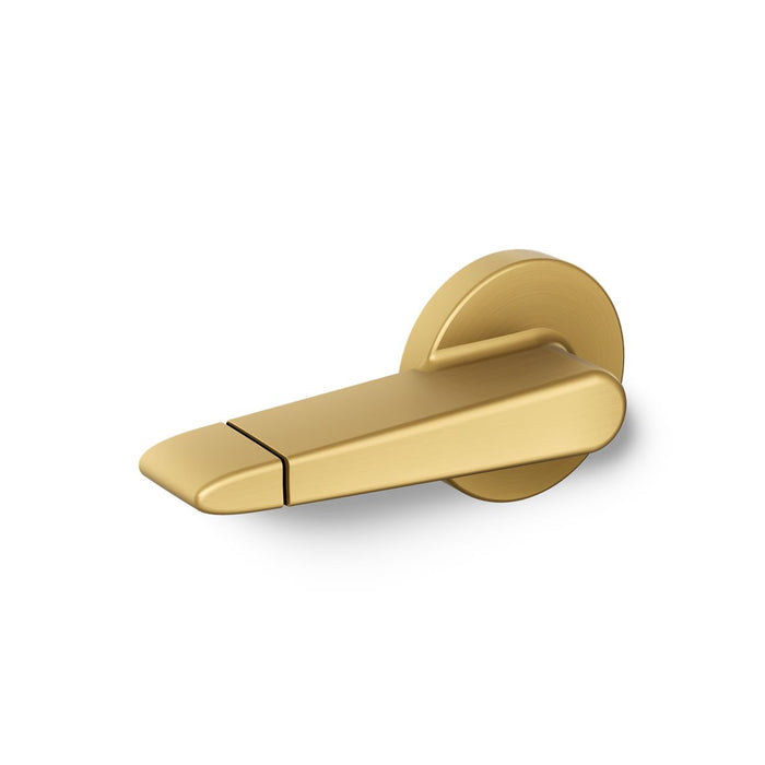 KOHLER K-9236 Dual-flush trip lever, right hand, vibrant brushed moderne brass - view 4