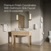 KOHLER K-9237 Dual-flush trip lever, left hand, vibrant brushed moderne brass - view 3
