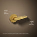 KOHLER K-9237 Dual-flush trip lever, left hand, vibrant brushed moderne brass - view 5
