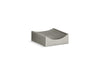 KOHLER K-924 Stillness Optional drip tray with removable screen, vibrant brushed nickel