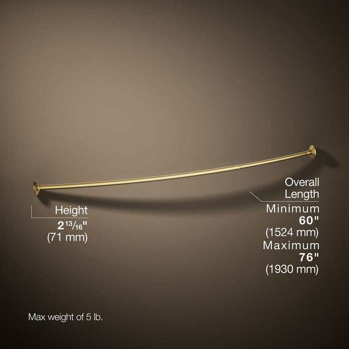 KOHLER K-9349 Expanse Curved shower rod