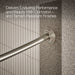 KOHLER K-9349 Expanse Curved shower rod, vibrant brushed nickel - view 5