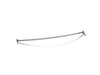KOHLER K-9349 Expanse Curved shower rod, vibrant titanium